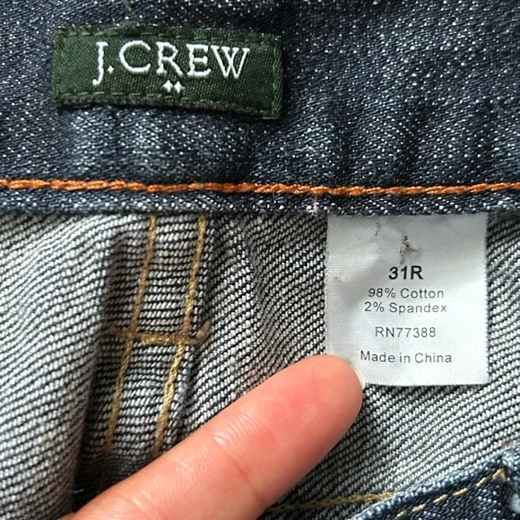 J.Crew Bootcut Women’s Jeans Blue Denim Size 31R Classic Cowgirl Modern - Picture 12 of 12